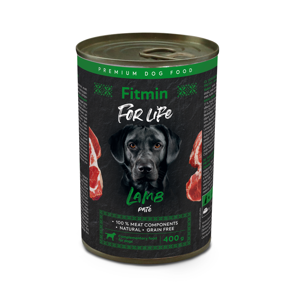 FFL Dog Tin Lamb 400 g