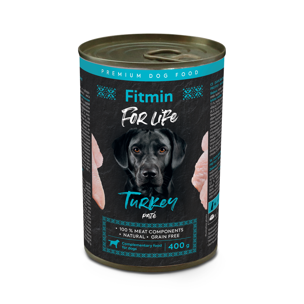 FFL Dog Tin Turkey 400 g