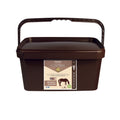 A 6kg brown bucket of Fitmin Control food concentrate for horses. The label features a brown and cream design with a silhouette of a horse grazing, specifically formulated for horses suffering from obesity, metabolic syndrome, or laminitis. It includes the Fitmin Faktor and provides approximately 40 doses.