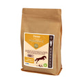 A 0.5kg paper bag of Fitmin Vitamin C supplementary food for horses. The label features an orange and cream design with a silhouette of a jumping horse, highlighting "Immunity Against Stress." It is designed to support the natural immune system, reduce stress levels, and assist in wound healing, containing up to 50 doses.