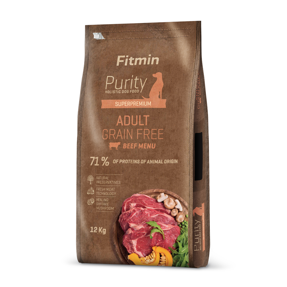 FITMIN Dog Purity GF Adult Beef 12kg