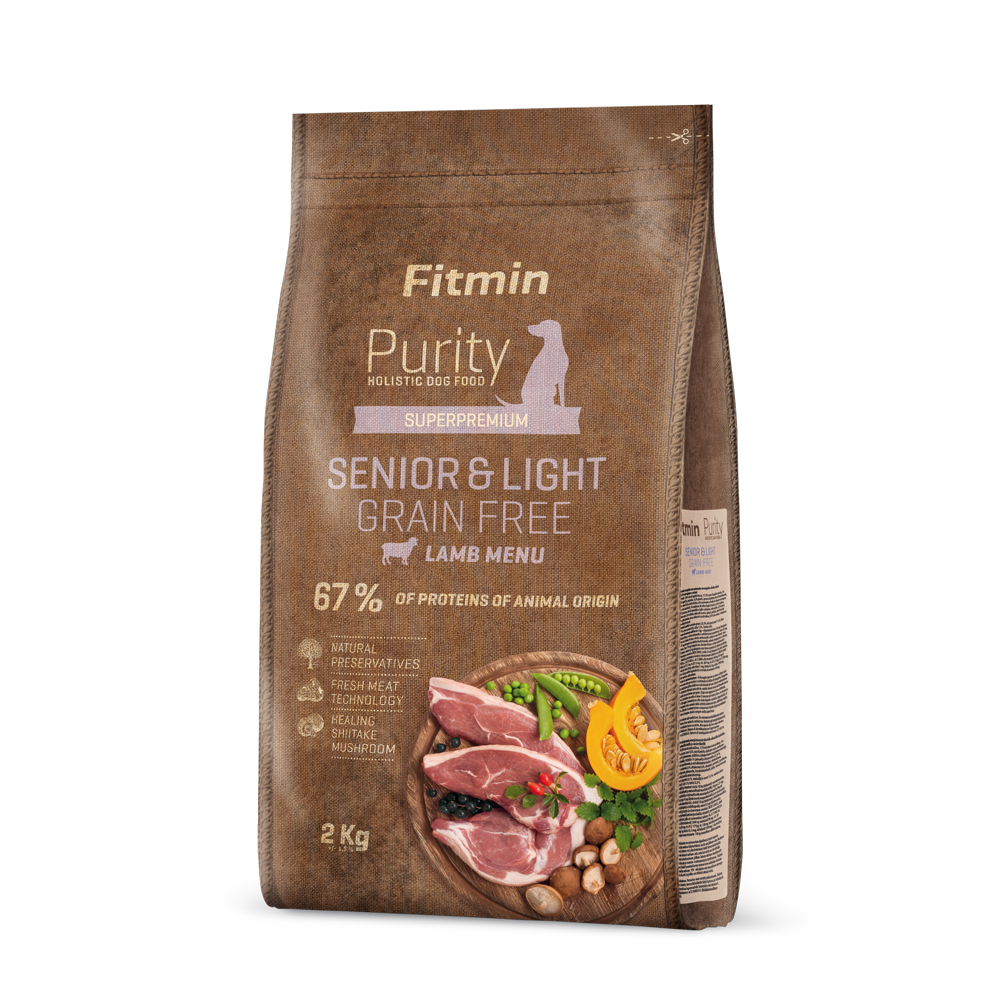 Fitmin dog Purity grain-free SENIOR & LIGHT lamb
