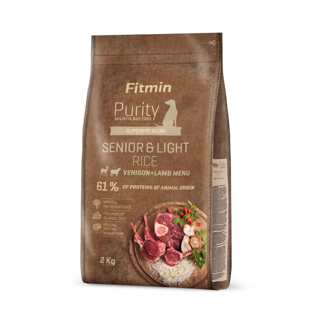 Fitmin Dog Purity rice SENIOR & LIGHT venison & lamb