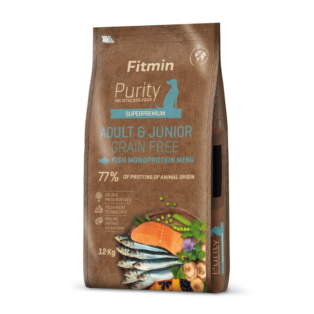 FITMIN Dog Purity GF Adult & Junior Fish Menu 12kg